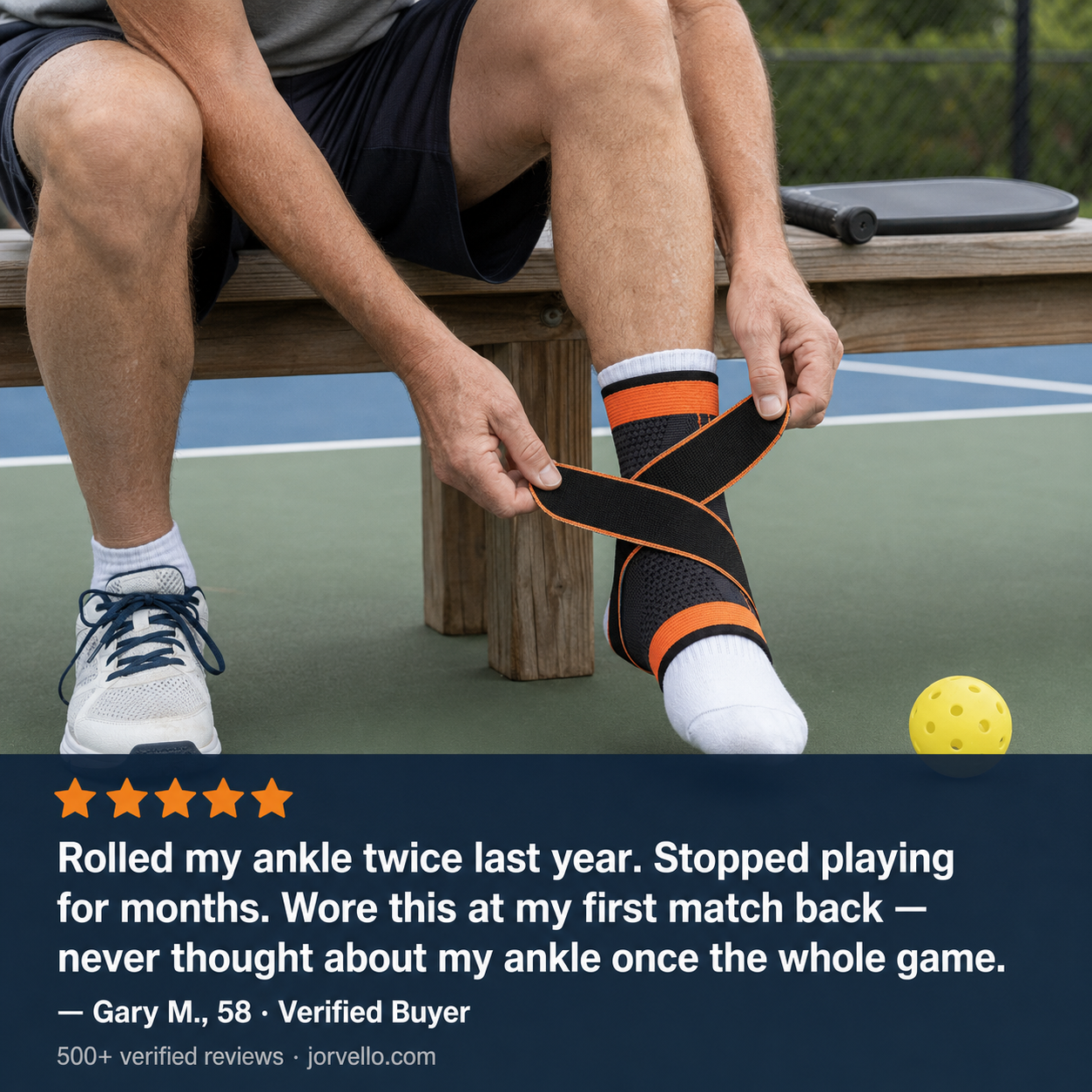 Jorvello StepFit™ Ankle Brace